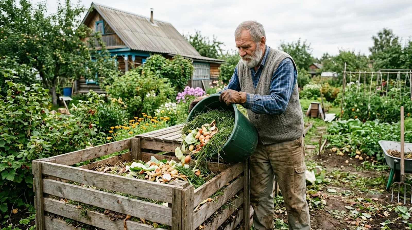 Компостная яма своими руками