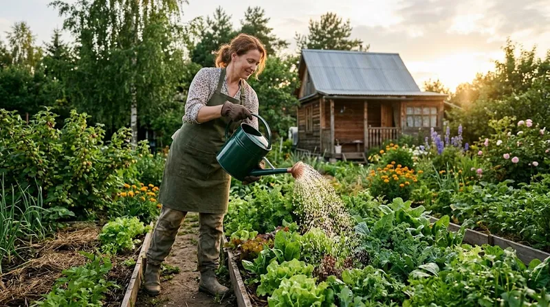 Как правильно поливать огород: нормы и режимы